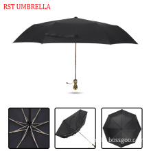 RST black metal frame three folding umbrella originality skull umbrella